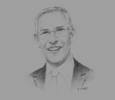 Sketch of  Lahcen Daoudi, Minister of Higher Education and Scientific Research
