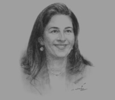 Sketch of Zhor Kabbaj, Director-General, Softgroup Immobilier
