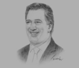 Sketch of  José Antonio Meade Kuribreña, Mexican Secretary of Foreign Affairs
