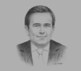 Sketch of Ildefonso Guajardo Villarreal (IGV), Minister of Economy
