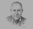 Sketch of Norman Foster, Chairman and Founder, Foster + Partners
