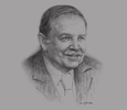 Sketch of President Abdelaziz Bouteflika

