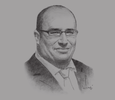 Sketch of Touffik Fredj, President and CEO for North-west Africa, General Electric
