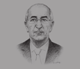 Sketch of Abdelmadjid Tebboune, Minister of Housing and Urban Development 
