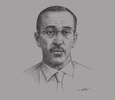 Sketch of Yacine Bendjaballah, CEO, National Company for Rail Transport (SNTF)
