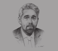 Sketch of Sid Ahmed Ferroukhi, Minister of Agriculture, Rural Development and Fisheries
