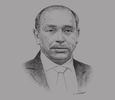 Sketch of Mohamed Mebarki, Minister of Training and Professional Education
