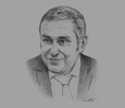 Sketch of Azouaou Mehmel, CEO, Algérie Télécom
