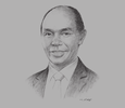 Sketch of Albert Mugo, Managing Director and CEO, Kenya Electricity Generating Company (KenGen)
