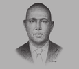 Sketch of Adan Mohamed, Cabinet Secretary, Ministry of Industrialisation and Enterprise Development

