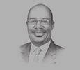 Sketch of Noah O Midamba, Vice-Chancellor and CEO, KCA University; and Professor of Defence and Foreign Policy 
