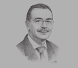 Sketch of Mahmud Janmohamed, Managing Director, Serena Hotels Africa
