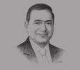 Sketch of Tarek El Molla, Minister of Petroleum and Mineral Resources
