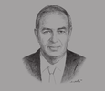 Sketch of Yehia Zaki, Director of Operations, Egypt, Dar Al-Handasah
