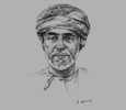 Sketch of Sultan Qaboos bin Said Al Said
