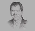Sketch of Alonso Segura, Minister of Economy and Finance
