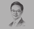 Sketch of Melvyn Pun, CEO, Yoma Strategic Holdings
