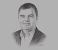 Sketch of Brad Jones, CEO, Wave Money
