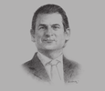 Sketch of  Luis Carlos Sarmiento Gutiérrez, CEO, Grupo Aval
