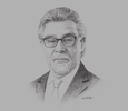 Sketch of Rafael Mejía López, President, Colombian Agriculture Association
