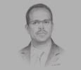 Sketch of Mahamoud Ali Youssouf, Minister of Foreign Affairs
