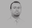 Sketch of Mahdi Darrar Obsieh, Director, Djiboutian Investment Promotion Agency
