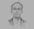 Sketch of Moussa Ahmed Hassan, Minister of Equipment and Transport
