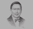 Sketch of  Roselan Johar Mohamed, Chairman, the Brunei Darussalam-Indonesia-Malaysia-Philippines East ASEAN Growth Area (BIMP-EAGA) 
