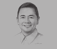 Sketch of Albert S Garcia, Governor, Province of Bataan
