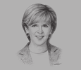 Sketch of Julie Bishop, Australian Minister for Foreign Affairs
