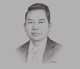 Sketch of Sutthinan Hatthawong, Director-General, Port Authority of Thailand

