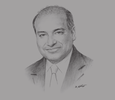 Sketch of Suma Chakrabarti, President, the European Bank for Reconstruction and Development (EBRD) 

