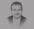 Sketch of Bilel Sahnoun, CEO, Tunis Stock Exchange
