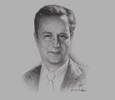 Sketch of David Cameron, UK Prime Minister
