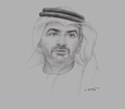 Sketch of Rashed Al Balooshi, CEO, Abu Dhabi Securities Exchange (ADX)
