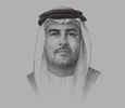 Sketch of Ali Majed Al Mansoori, Chairman, Abu Dhabi Department of Economic Development (ADDED) 
