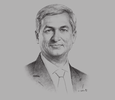Sketch of Ajay Kanwal, Regional CEO, ASEAN and South Asia, Standard Chartered
