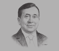 Sketch of Rajan Brito, Deputy Chairman and Managing Director, Aitken Spence
