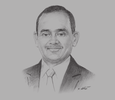 Sketch of Sujeewa Rajapakse, Managing Partner, BDO Partners
