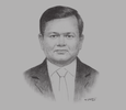 Sketch of Upul Jayasuriya, Chairman, Board of Investment (BOI) 
