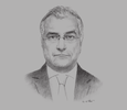 Sketch of Ugo Astuto, Director and Deputy Managing Director for Asia and the Pacific, European External Action Service
