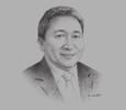 Sketch of Melvin Disimond, CEO, Kota Kinabalu Industrial Park (KKIP)

