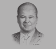 Sketch of Shahril Ridza Ridzuan, CEO, Employees Provident Fund (EPF)
