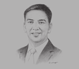 Sketch of Mohd Yazid Ja’afar, CEO, Johor Petroleum Development Corporation (JPDC)
