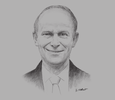 Sketch of Gary Brown, CEO, 7-Eleven Malaysia
