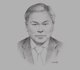 Sketch of Philip Teoh, Partner, Azmi & Associates
