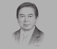 Sketch of Dato Mohd Amin Liew Abdullah, Deputy Minister, Ministry of Finance; and Chairman, Brunei Economic Development Board (BEDB)
