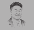 Sketch of Colin Ong, Managing Partner, Dr Colin Ong Legal Services; and President, Arbitration Association Brunei Darussalam (AABD)
