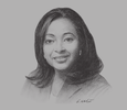 Sketch of Cynthia Reddock-Downes, Acting CEO, Telecommunications Authority of Trinidad and Tobago (TATT)
