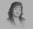 Sketch of Angela Lee Loy, Chairman, Aegis Business Solutions
